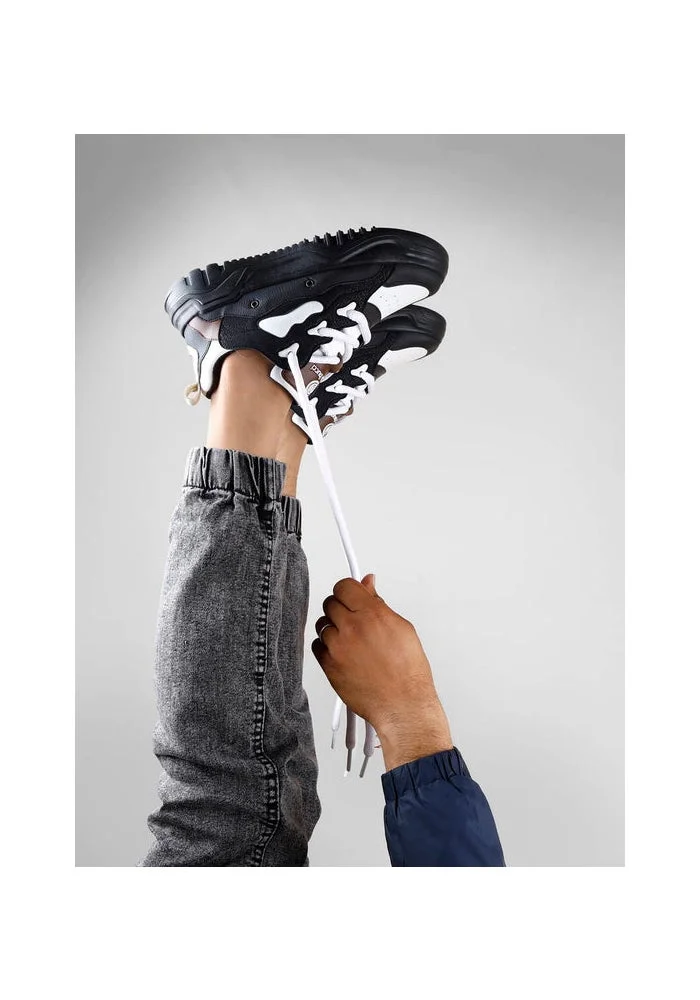 Bacca Bucci Black OG TerraForge Low-Top Series bold Street-Ready Sneakers for Men | Best Price UAE